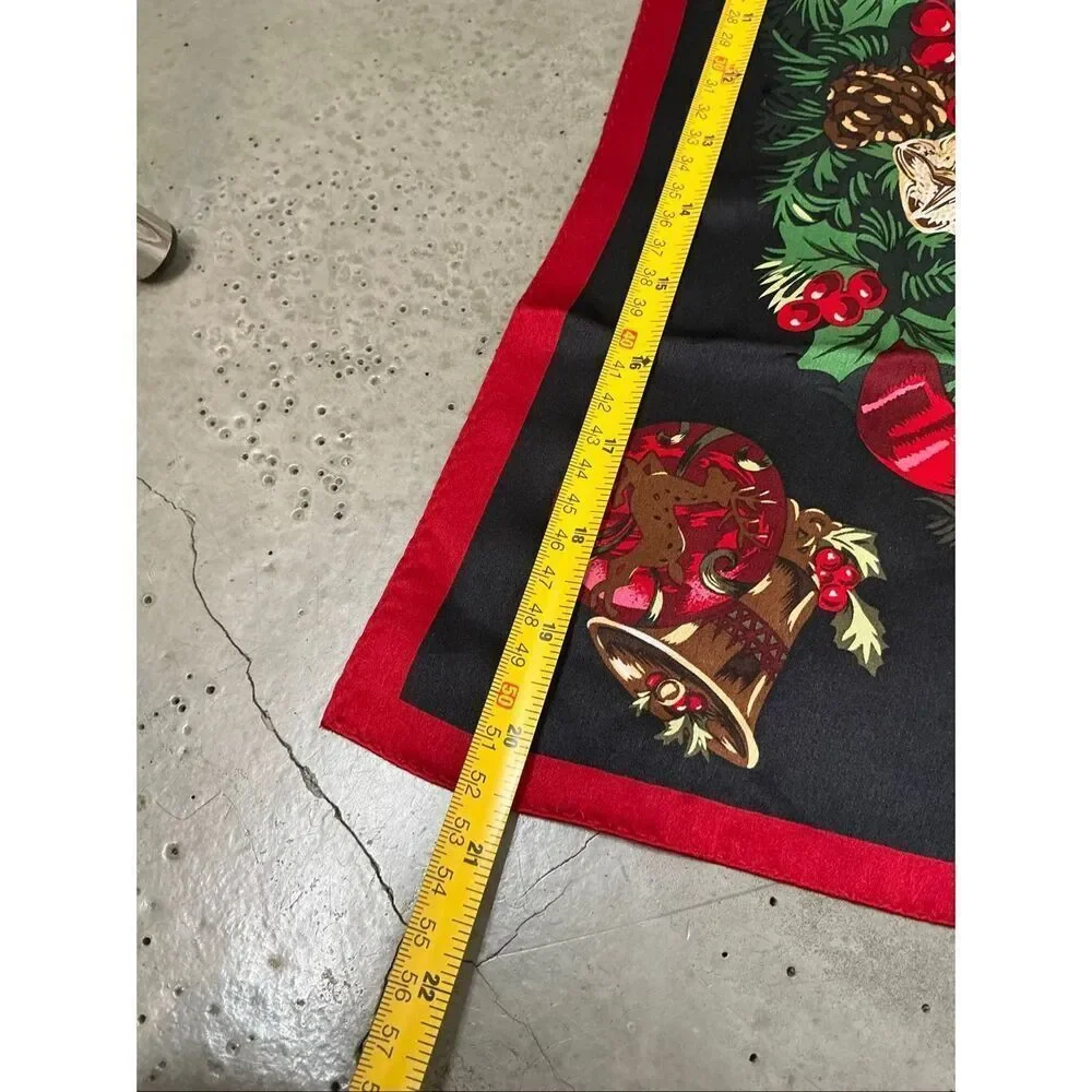 Collection XIIX Christmas Wreath Silk Scarf